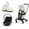 Cybex Platinum Trio Cybex Mios con Cloud T i-Size Telaio Chrome Black Off white