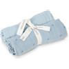 Little Dutch Swaddle Little Dutch 70x70 cm Pure Denim Blue