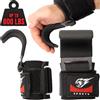 ARMAGEDDON SPORTS Cinghie di Sollevamento per l'allenamento Della Forza (coppia) - Capacità 600 lb - Ganci in Acciaio con Polsini in neoprene-Cinghie di Sollevamento Regolabili per Stacchi da Terra,Rematore- Uomo Donna