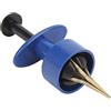 Asixxsix Clip per Esche, Strumento Portatile per Bander per Pellet da Pesca con Elastici e Artigli filettati Antiscivolo, afferra Rapidamente Le Esche, Clip per lombrico Durevole per la Pesca(Blu)