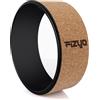 FIZYO Ruota da Yoga Ø 32 cm - Accessorio Multifunzionale per Allenamento della Schiena, Stretching e Mobilità - Stabile e Antiscivolo - Ideale per Yoga, Pilates e Stretching (Nero)