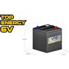 Tuttobatterie Batteria 6V 84AH mm.158x165x188/h 220H 480A-EN B352C