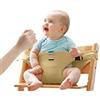 Lychee seggiolini di sicurezza per bambini con cinghie, cintura di sicurezza per seggiolino da alimentazione portatile per viaggi/casa/ristoranti/shopping (Cachi)