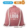 1 Sacca Trasformabile in Shopper in Cotone Riciclato Personalizzata Ideale come Gadget Fiere, Promozionale