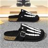 💀 Pantofole Uomo Teschio Slip On Antiscivolo Comode Casa Outdoor EVA