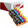 KIT 8 CARTUCCE XL COMPATIBILI CON HP 912XL 3YL84AE 3YL81AE 3YL82AE 3YL83AE NERO+COLORI - NO-NAME