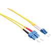 LogiLink LWL Cavo patch duplex OS2 9/125µ LC/SC gelb 5 m