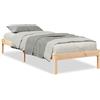 vidaXL Letto in legno massiccio Extra Lungo senza materasso 100x210 cm legno di pino