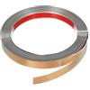 QUARKZMAN Listello Parete Metallico 8m x 15mm Autoadesivo Finitura Elettroplaccata Acciaio Inox Listello Metallico Per Cornici Parete Soffitto Specchio Bordo, Rosa Oro