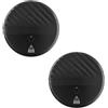 ThreeH Sensore di vibrazione allarme 125dB Loud Slim con batterie Sensibilità regolabile LED Indicatore luminoso per porta finestra Bianco 2 Packs