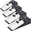 ThreeH 4 Pack Door Stop Alarm 120dB Loud Portable Wedge Entrance Alert Anti-Theft Burglar Safety Tools for Home Security Apartment House Travel