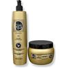 KERAGOLD - OFFERTA DUO - SHAMPOING 500 ml + MASCHERA 500 ML (DUO KERAGOLD AB - KERATINE + ALO)