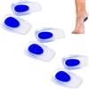 Hsyadazi 3 Paia Di Solette per Speroni Del Tallone (Taglia S, 35-39) - Morbidi Cuscinetti in Gel Contro Speroni Del Tallone E Fascite Plantare - Solette Ortopediche per Uomo/Donna - Blu
