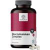 HealthyWorld Complesso di glucomannano 3000 mg - 180 capsule | Dalla Radice di Konjac - Con aggiunta di Colina, Cromo, Vitamine D3 e B3 - Senza OGM - Scorta per 1 mese