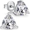 Miaofu Orecchini Diamanti Uomo Zirconi Argento Diamante Orecchino Uomo Orecchini Donna Con Uomini Argento 18K Oro Placcata Donna E763-8