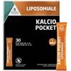 Promopharma Liposomiale Kalcio Pocket 30 Stick Integratore per il Benessere di Ossa, Denti e Tessuto Connettivo