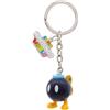 Nintendo Portachiavi Bob-omb USJ Super Nintendo World con targhetta logo Esclusivo Gia...