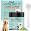 Meemion Polvere Dentifricia per Animali 150g,Polvere Dentale per Cani | migliora il respiro,Ablatore Tartaro in Polvere,Pulizia Efficace,Contro Tartaro e Alito Cattivo,Pulizia Denti per Cane