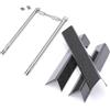 Denmay 7635 Flavorizer Bars & 69785 Bruciatore per Weber Spirit I & II E210 E220 S210 S220 (con pulsanti del bruciatore anteriori), guide aromatiche e bruciatori a gas di ricambio per Weber Spirit 200