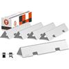 QuliMetal Parti di griglia SUS304 per Weber Spirit 2 serie 300, barre aromatizzanti da 15,3 pollici per Weber Spirit E310, Spirit II E310, Spirit E/S-330 griglie con controllo frontale, parti di ricambio GS4