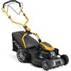 STIGA Combi 553 S Tagliaerba a trazione, piatto di taglio in acciaio da 51 cm, motore a scoppio da 166 cc, raccoglitore erba da 60 l, sistema di taglio 3 in 1, manubrio regolabile Fulcrum