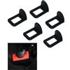 Generico 5 Blocca Clip anti-bip Avviso Suono Cinture di Sicurezza Cintura Auto UltraSlim Silenzia Bip Cintura Sicurezza Auto - Compatibili e Sottili Blocca Cintura Auto Disattivare Avviso Sonoro (Pack 5 Clip)