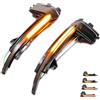 TitanAuto 2PCS Indicatore Dinamico LED per Specchietto Retrovisore Compatible for Audi A4 A5 B8.5 S5 RS3 A3 RS4 RS5 Effetto Acqua Scorrevole Luce Freccia Sequenziale Lampada Laterale Dinamica
