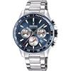 Festina Orologio Uomo Analogico in Acciaio Inossidabile 316L - Movimento al Quarzo - Cronografo - Calendario - Vetro Minerale ad Alta Resistenza - Impermeabile 10 ATM F20560 Timeless Chronograph
