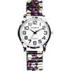 OIDEA Boho - Orologio elastico da donna: orologi rotondi analogici al quarzo per signora scala numeri arabi grandi chiari e facili da leggere cinturino in lega - per il tempo libero affari regali,