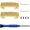 Aiivioll Set di parti di ricambio per archetto pieghevole in metallo, compatibile con cuffie senza fili Beats Studio 3 Studio 3.0 (oro)