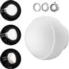 GODOX ML-CD15 Kit Cupola di Diffusione per ML30 MLBI ML60 ML60BI TT600 TT685S TT685 V860II TT520II V1S V1C V1N V1F V1O V860III-S TT685S AD100PRO AD200PRO AD300PRO AD400PRO (include 3 adattatori)