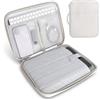 FIUTEKO Custodia imbottita per tablet, custodia protettiva per tablet, custodia per tablet e tablet, adatta per diversi modelli da 9 a 11 pollici (beige)