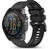 CHULN 22mm Silicone Cinturino per Garmin Fenix 8 47mm/Fenix 7 Pro/Fenix 7/Fenix 6/Fenix 6 Pro/Fenix 5/Fenix 5 Plus, Regolabile Sportiva Cinturino di Ricambio per Smartwatch.(No host)
