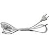 CABLEPELADO Cavo di alimentazione con regolatore Intensità Tipo C CEE7 | Sezione 0,75 mm² | HO3VVH2-F | Adatto per prese, reglette, alimentatori, portalampada | Bianco | 1.80 metri