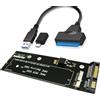 Sintech 7+17Pin to SATA Adapter with USB Cable,Compatible with SSD from 2012 Year MacBook Air/PRO Retina