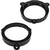 tomzz Audio 2845-008 Anelli per altoparlanti staffe adattatore compatibile con Renault Megane 3 Wind Dacia Logan Sandero per altoparlanti DIN 130mm