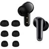 kwmobile 6x Auricolari di ricambio compatibile con Anker Soundcore P40i / Soundcore P20i Gommini sostitutivi in Silicone - 3 Misure - nero