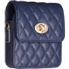 COQUE per la Custodia del Telefono Motorola RAZR 50 Ultra, Elegante Mini Borsa per Telefono + Custodia per Telefono con Cordino-Blu