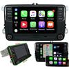SCUMAXCON Autoradio RCD330 RCD360 PRO 6.5 Radio Carplay Mirrorlink Bluetooth RVC USB per Golf 5 6 Caddy EOS Touran CC Polo