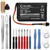 CELLONIC 1x Batteria per Navigatore GPS Compatibile con TomTom Go 600, Go 610, NAVIGATOR 6, AHA11111010 - (1100mAh, 3.7V) + Set di strumento