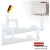 MECHONIX Supporto da parete per Fritz!Box 5690 Pro - Supporto con sistema a scatto per AVM Fritz Box Fiber & DSL Router - Include materiale di montaggio (Made in Germany)