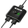 Zecamin HDMI Switch Splitter 4K, Splitter HDMI 2.0 in Alluminio 1 in 2 Out & 2 in 1 Out, Box Switcher HDM AB Bi-Direzionale 4K@60Hz 3D HDR 1080P per PC Xbox PS4 Roku TV Fire Stick Blu Ray