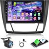 ETLFUCyber 8 Core Qualcomm 4G+64G Autoradio per BMW 1 Series E81 E82 E87 E88 2008-2012 con Senza Fili Carplay e Android Auto, 9 Pollici Android Stereo Auto con WiFi/GPS/Bluetooth 5.1/DPS Hi-Res/FM RDS