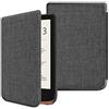 FINTIE Cover per Pocketbook Touch HD 3 / Touch Lux 5 & 4 / Basic Lux 3 & 2 / Color 2020 E-Reader - Sottile Leggero Custodia Protettivo con Funzione Auto Sveglia/Sonno, Denim Charcoal