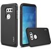 J&D Compatibile per Cover LG V30, [Protezione Robusta] [Armatura Sottile] Ibrida Antiurta Protettiva aspra Custodia per LG V30 - Nero
