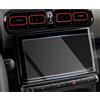 CDEFG Compatibile con Citroen C3 Aircross 2022 Facelift Pellicola Protettiva per Navigatore Auto in Vetro Temperato 9H Scratch Resistant 9 pollici GPS Proteggi Schermo Protettivo Interni Accessori