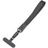 CHUQING Collana Corta Nera per Cellulare Universale Phone Lanyard Wrist Cinturino da Polso per Cellulare