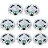 QUARKZMAN 6Pz 0.5W 16 Ohm Rotondo Mini Altoparlante-Guscio Metallico Interno Micro Magnete Speaker Per Piccoli Altoparlanti-DVD EVD Multimediale Mobile Radio