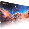 Kimpad Galactic Series - Tappetino per mouse Gaming XL - Speed & Control - Carina 800 x 300 x 4 mm gomma naturale - Migliora la precisione e velocità - Bordi ultra resistenti - Mousepad impermeabile