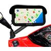 Sovica Porta cellulare moto Impermeabile con caricatore Ricarica rapida Custodia con Visiera Valida per Smartphone fino a 7.5 Schermo Fissaggio allo specchietto retrovisore infrangibile
